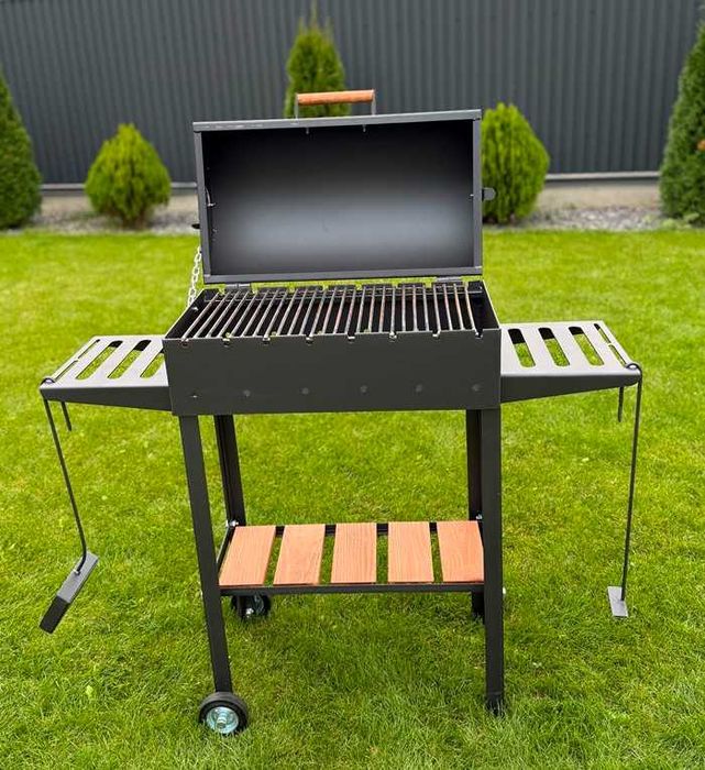 Мангал від виробника 4 мм на 8 шампурів! Зручна якість на 100%!