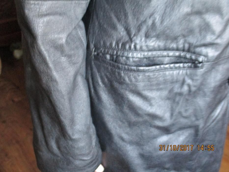 Kurtka skórzana prosta