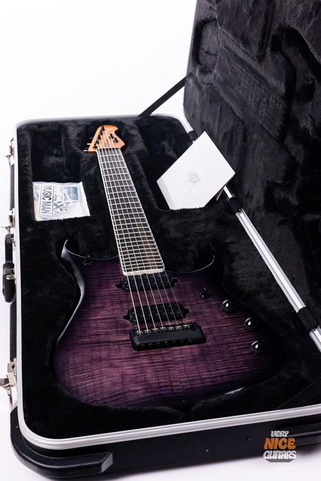 Ernie Ball Music Man JP15 7 BFR Eminence Purple
