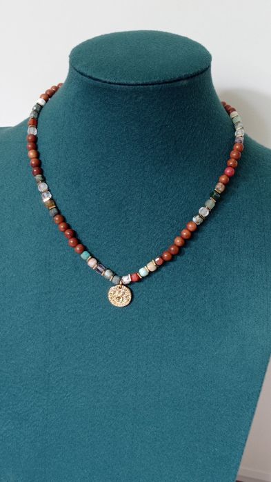 Naszyjnik damski w stylu Boho z zawieszką okiem