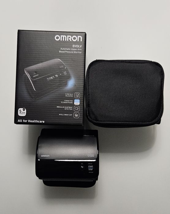 OMRON EVOLV Smart - Bezprzewodowy ciśnieniomierz naramienny.
3,8
3,8 z 5 gwiazdek
(12)
OMRON EVOLV Smart - Bezprzewodowy ciśnieniomierz naramienny