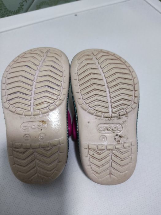 Crocs c 5 рожеві, 22 розмір на стопу 12,3 см
