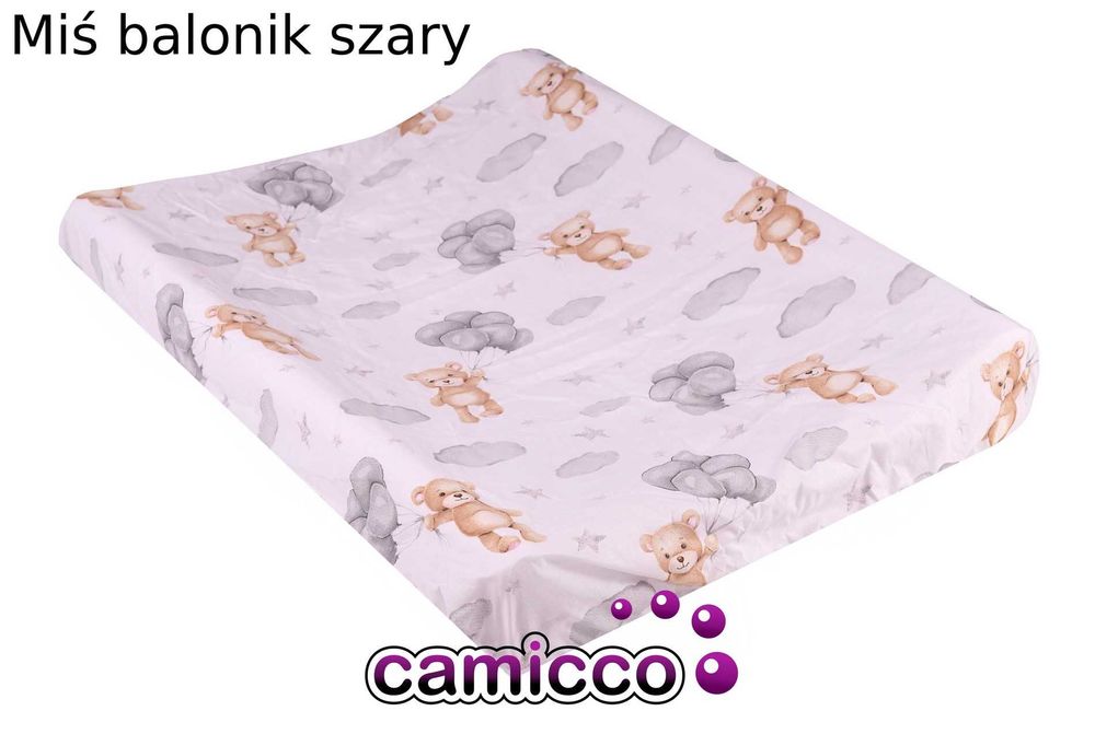 PRZEŚCIERADŁO pokrowiec na przewijak 70x50 z BAWEŁNA gumką przewijaki