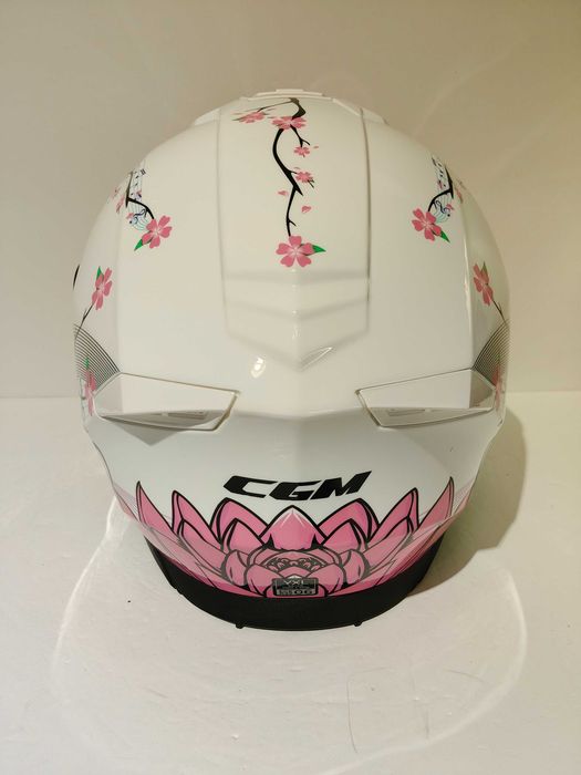 Capacete infantil menina CGM Lucky integral mota scooter novo