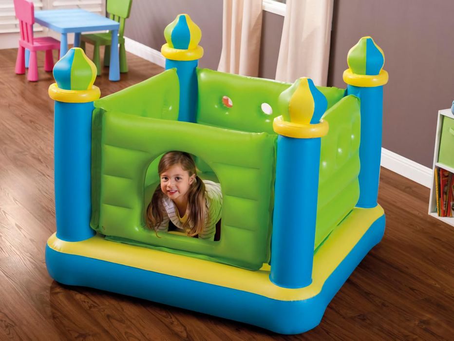 Dmuchany zamek trampolina Jump-O-Lene o wymiarach 132×132×107 cm