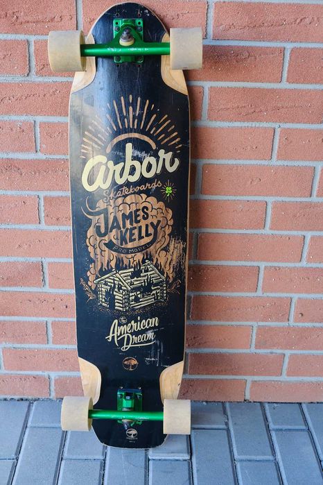 Longboard Arbor Skateboards — James Kelly Pro Model "The American Dream"
