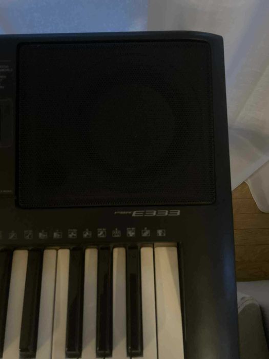 Keyboard YAMAHA PSR-E333+Statyw+Yamaha FC5 (Sustain Pedał)+Pokrowiec