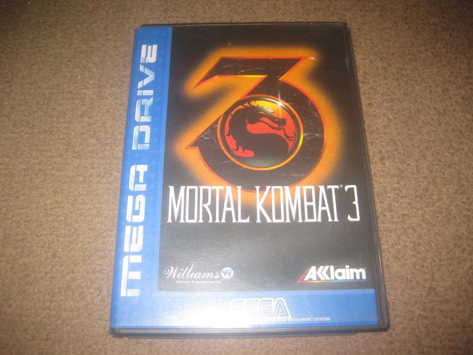 Jogo "Mortal Kombat 3" para Sega Mega Drive