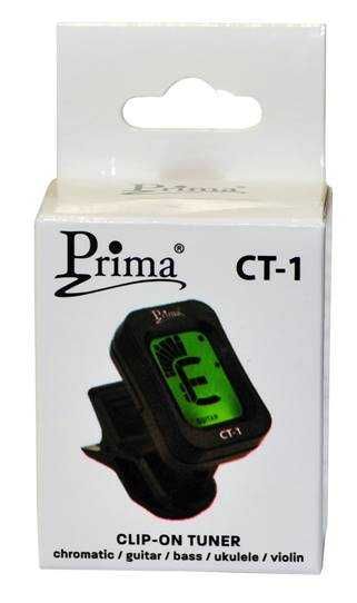 Stroik do gitary / elektroniczny tuner gitarowy Prima CT-01 / Nowy