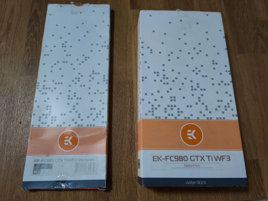 Waterblock EK GTX FC 980ti WF3 + Backplate