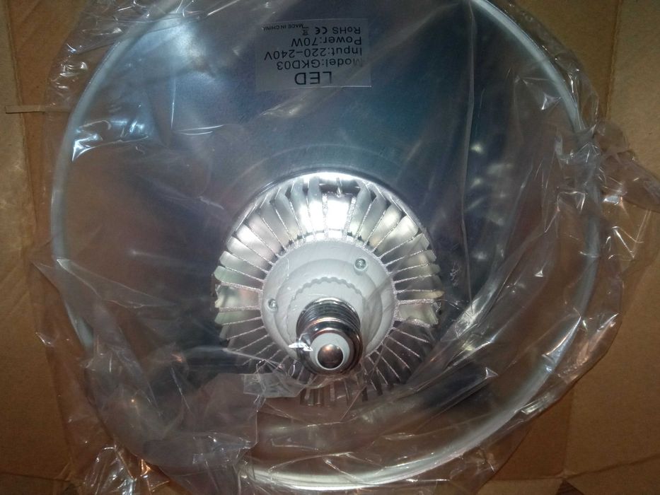 Projetor Lâmpada LED 70 W, doméstico ou industrial