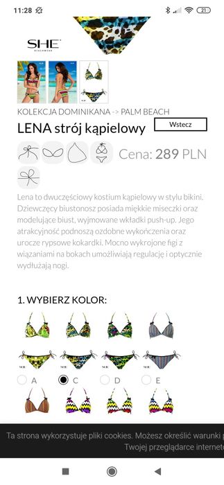 Strój kąpielowy SHE