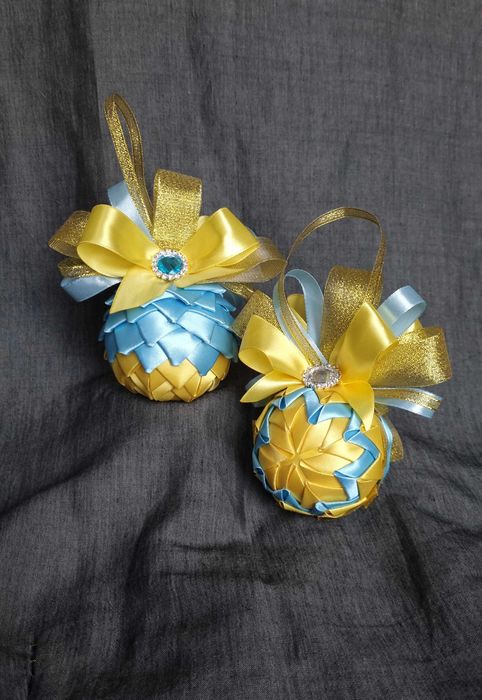 !Набір новорічних Ялинкових прикрас ручної роботи