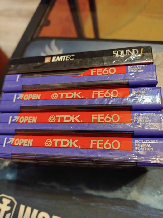 Kasety magnetofonowe nowe czyste