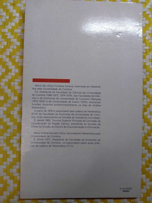 PRIMITIVAÇÃO – 
Maria dos A Fonseca Saraiva - Maria Aldina C Silva