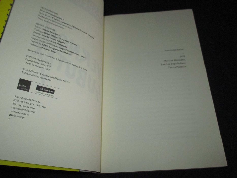 Livro Vernon Subutex Virginie Despentes 2 Volumes