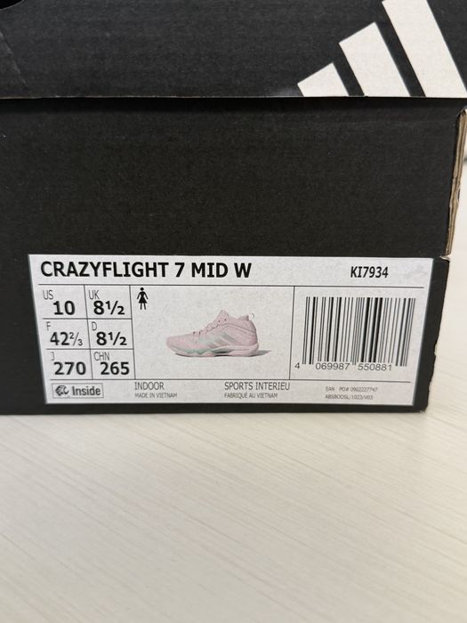 ADIDAS crazyflight 7 mid жіночі