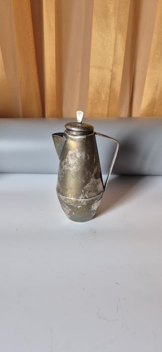 Piękny stary dzbanuszek posrebrzany Jummet art deco (5