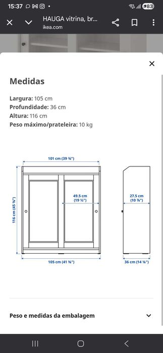 Móvel louceiro, expositor, cristaleira