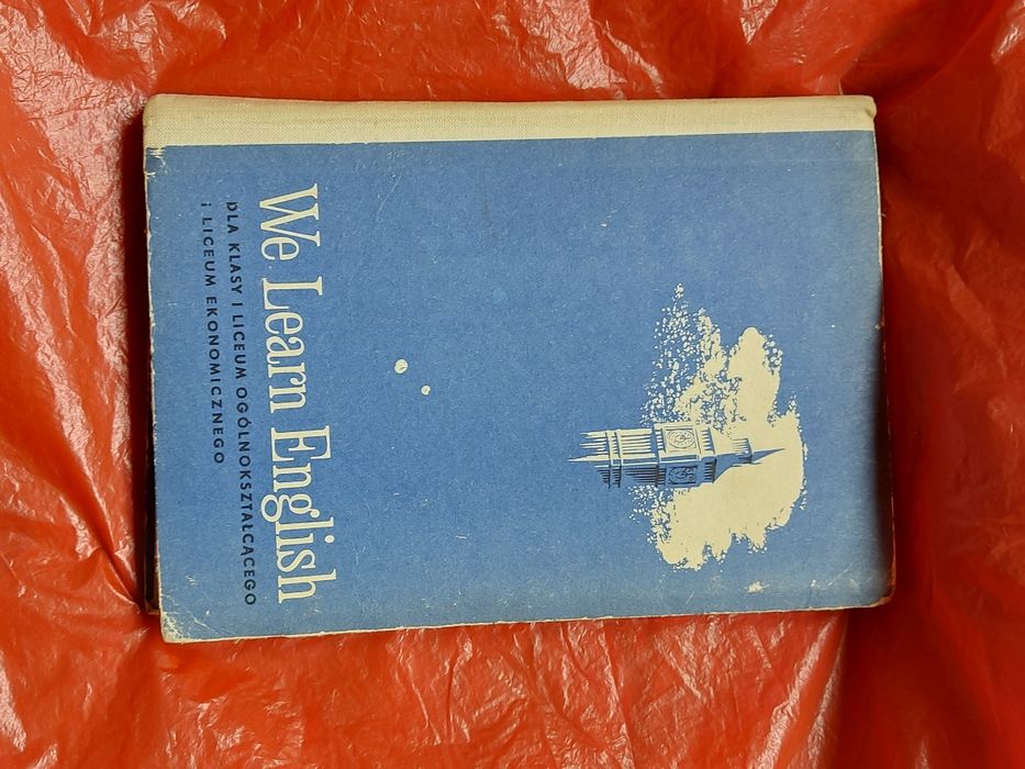 Książka We Learn English 1969rok