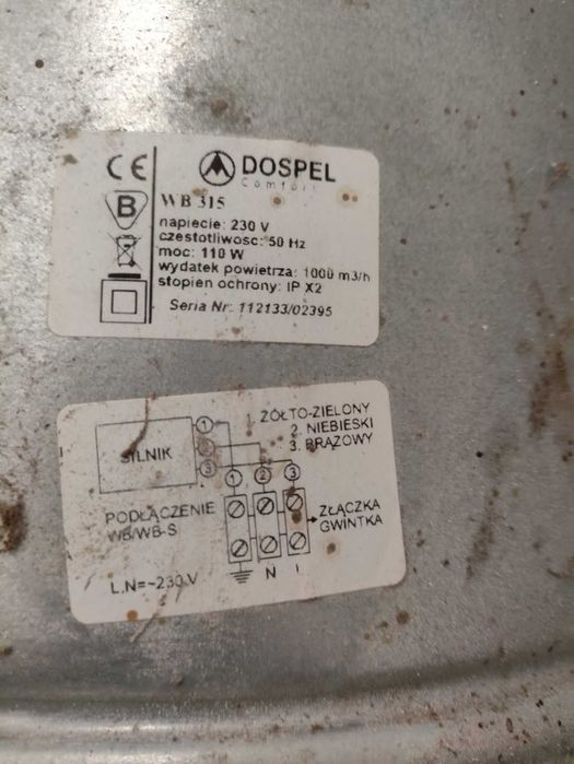 Wentylatory kanałowe Dospel WB 315 2 szt.