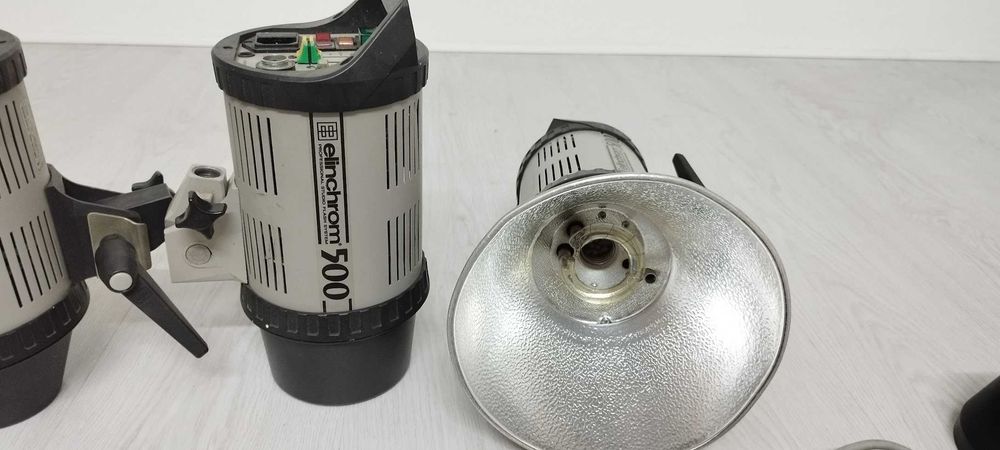 Cabeças de flash elinchrom 500 (COM AVARIAS)