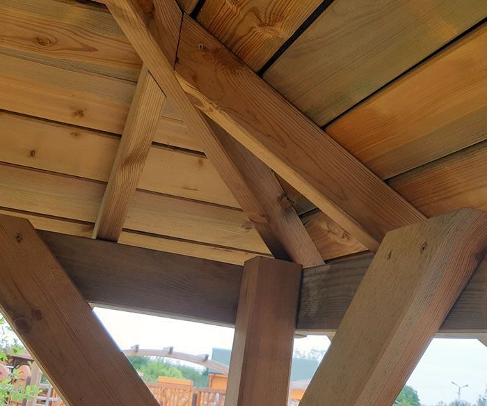 Altana ogrodowa Merida 354x354cm słupki 90x90 mm