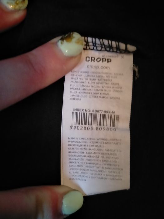 Koszulka z kołnierzykiem Cropp