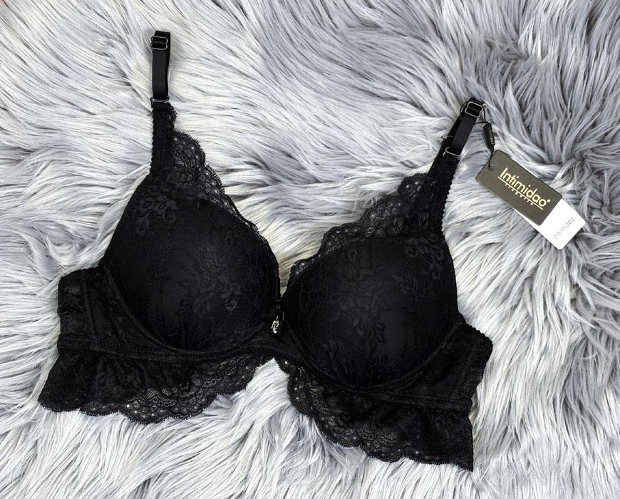 80b biustonosz push-up koronkowa braletka intimidao