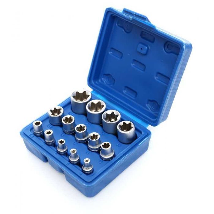 Nasadki TORX 14cz Zestaw nasadek Kraft&Dele KD10335