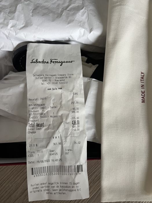 Сандали Salvadore Ferragamo
