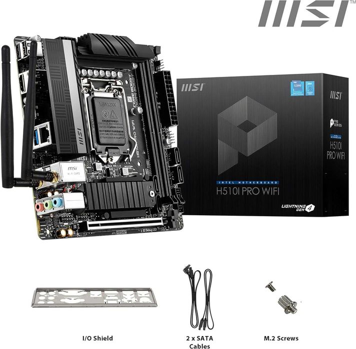 Материнская плата MSI H510I Pro WIFI s1200 Mini-ITX (Новая)