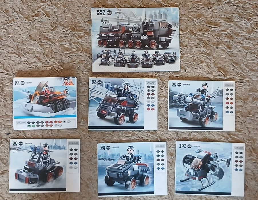 Конструктор Sluban, Command Car, Space War,плюс бонус.