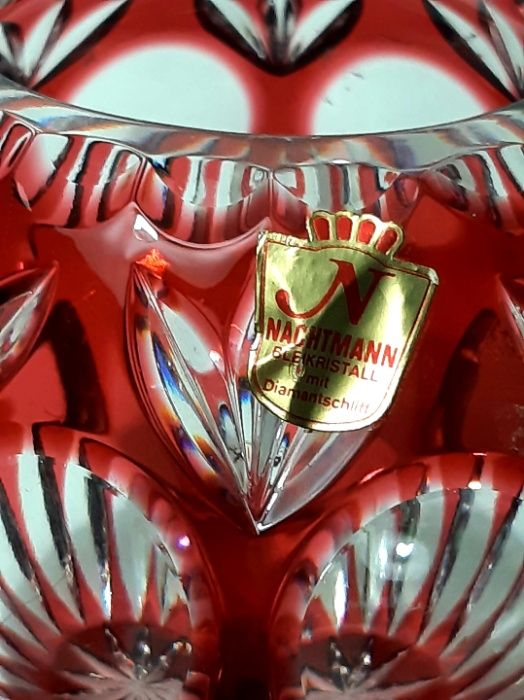 редкая очень красивая хрустальная ваза нахман (Nachtmann) Германия