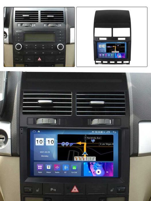Штатна магнітола Volkswagen Touareg android 10 GPS 4G CarPlay