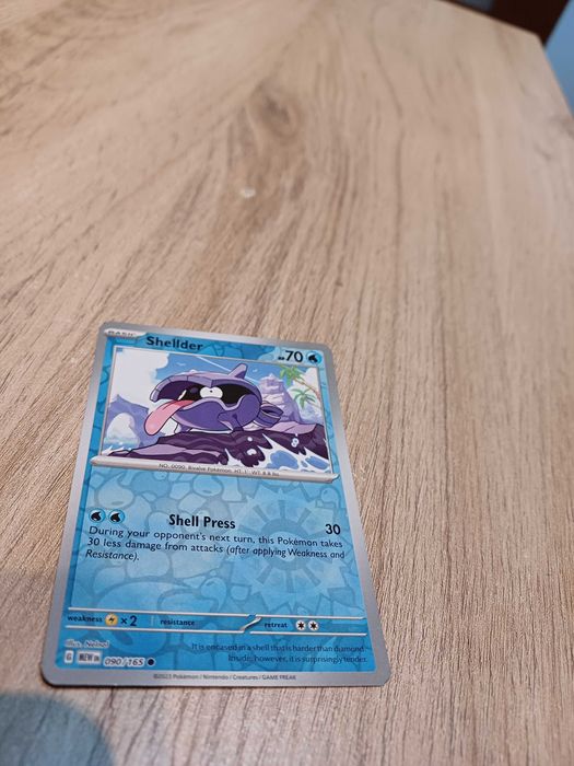 Carta Pokémon Shellder [Reverse Holo] #90