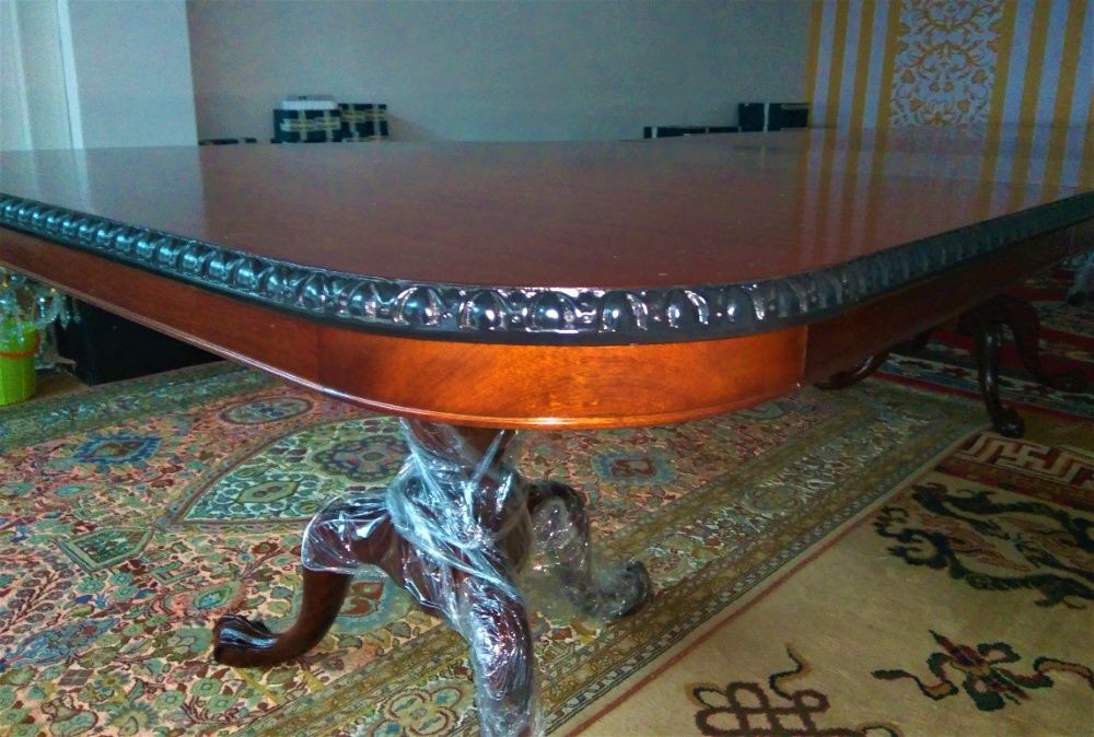 Mesa Jantar Grandes Dimensões Mogno