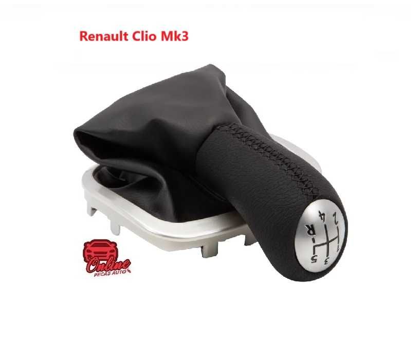 Manete moca c/fole Renault Clio Mk3 Novo (PELE)