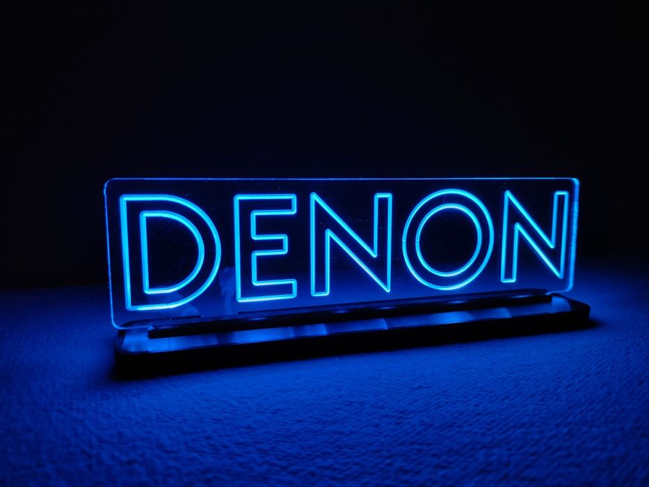 Denon, logo, lampka led