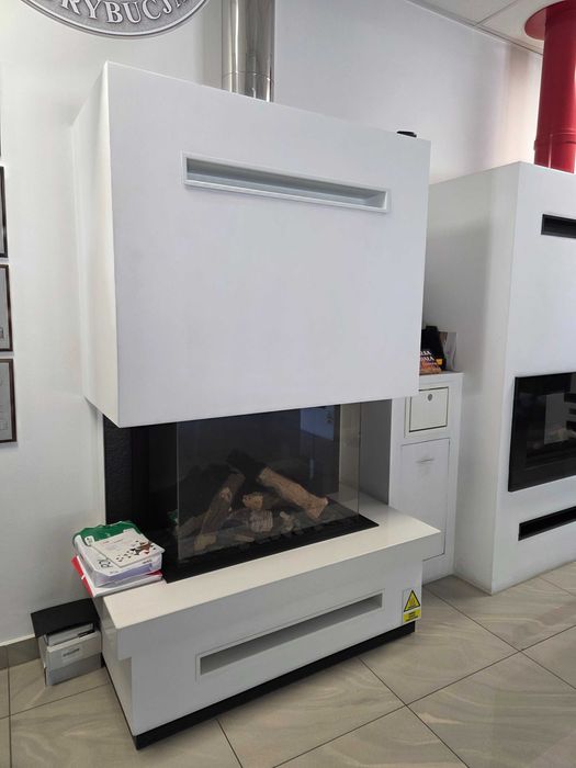 Kominek Gazowy Premium DRU MAESTRO 80/3 RCH | 3-szybowy + Obudowa