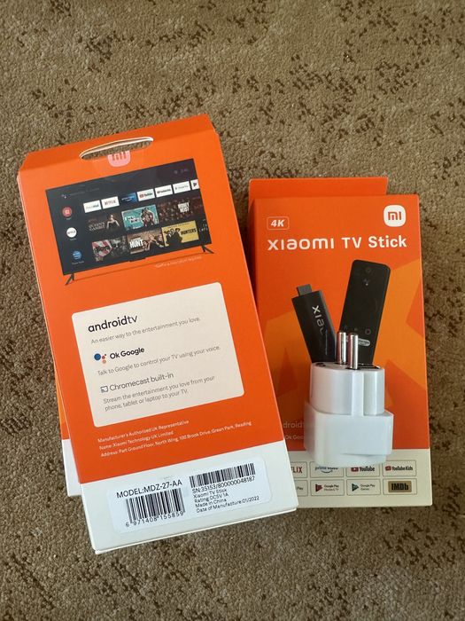 Приставка Xiaomi Mi TV Stick 4K 2/8 Android 11 tv box Amlogic 4K тв