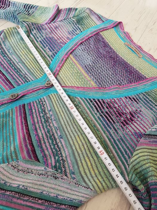 Komplet rozpinany sweterek i bluzka marki ALDO MARTIN'S rozm. 36/38