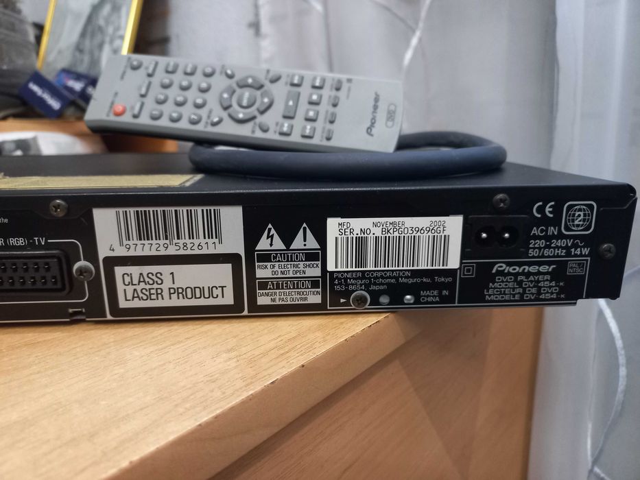 DVD Pioneer DV-454K