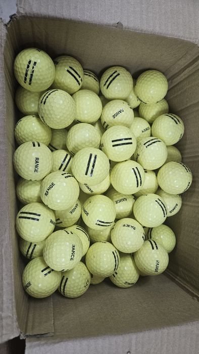 200szt pilki golfowe range kat.B+ żółte