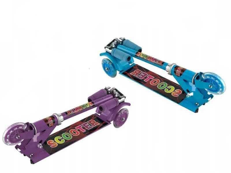 Hulajnoga dla dzieci LED (niebieski lub fioletowy)