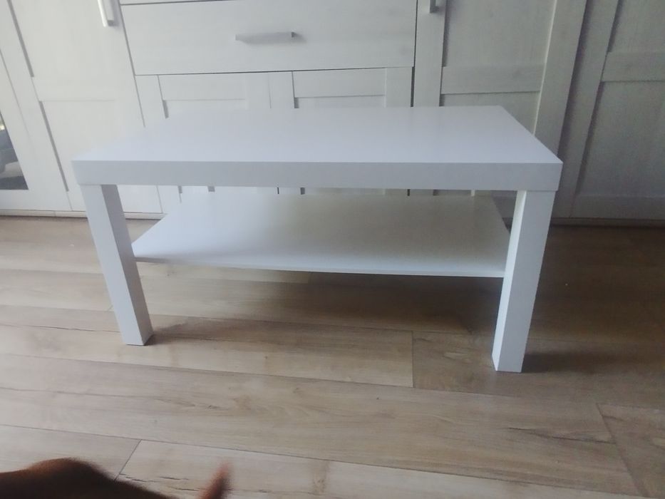 Stolik kawowy biały IKEA 90x55cm