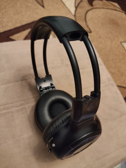 Беспроводные наушники ИК двухканальные автомобильные Clayton DS960