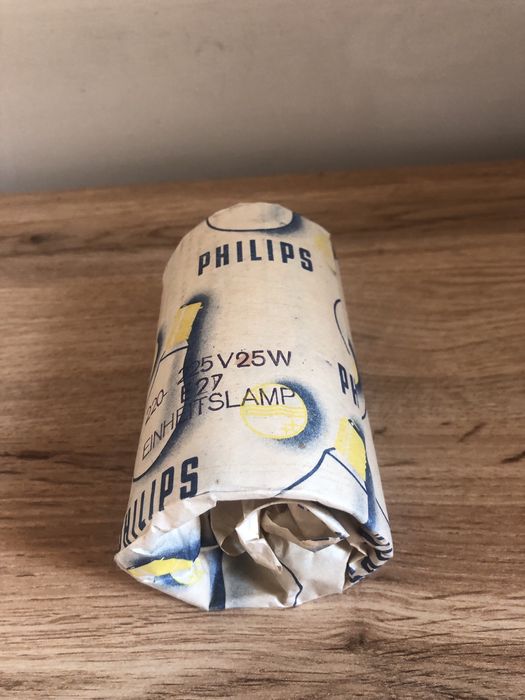 Stara żarówka Philips PRL antyk