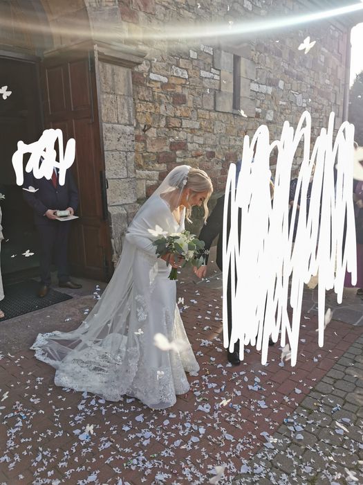 Suknia ślubna rozmiar 36 Rybka Eva Hudy