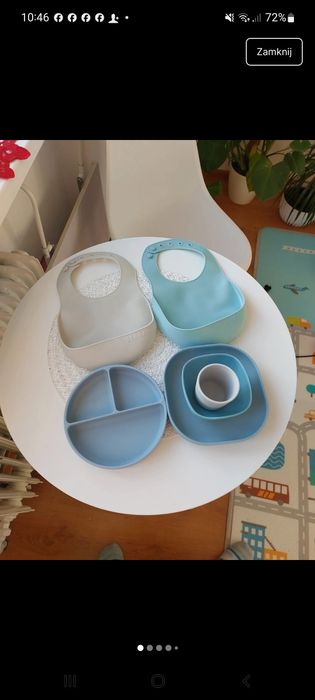 Zestaw Beaba Talerzyki śliniaki